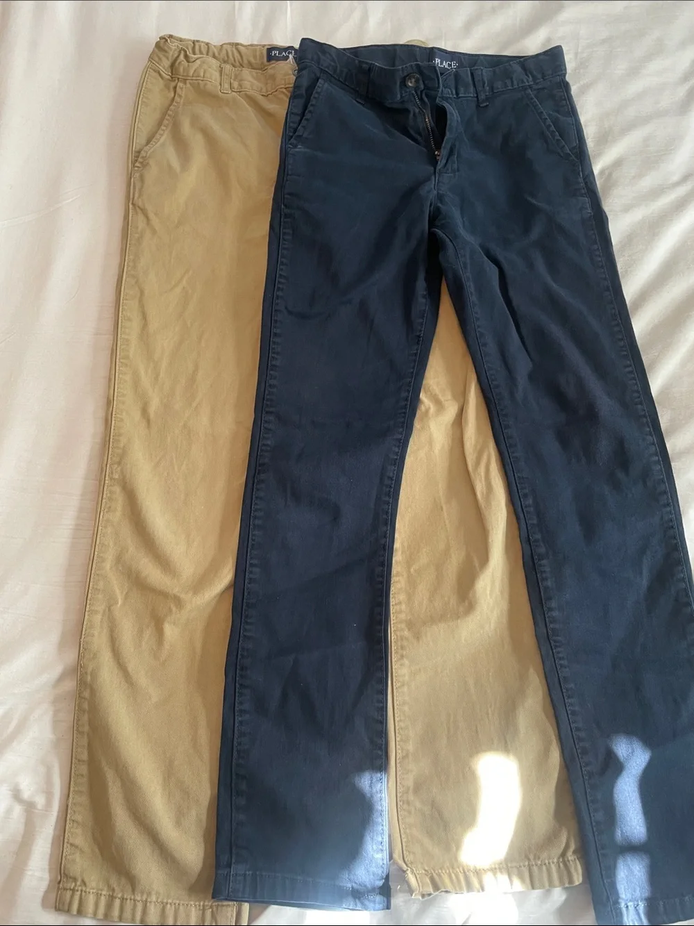 The Children's Place Boys Straight Leg Jeans in Navy and Khaki